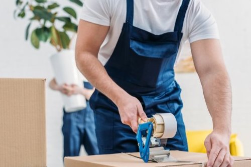 Illustation d'un déménagement de la formule #5 : Eco emballage by  